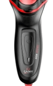 AFEITADORA GAMA 29047 3 CABEZALES SPORT 360? PORTATIL, NEGRA CON ROJO