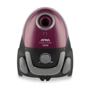 ASPIRADORA ATMA, MORADA, CON BOLSA PERMANENTE, 1500W,AS8933