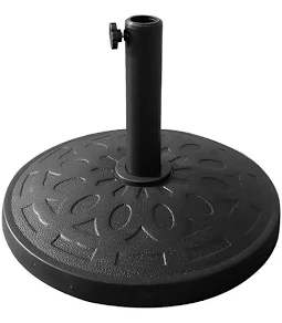 BASE DE SOMBRILLA PLASTICO+CEMENTO NEGRO,87/SL UM