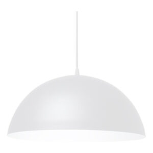 COLGANTE MEDIA ESFERA, 28, ECO BLANCO