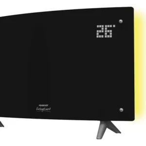 VITROCONVECTOR PLANO 2000W, CURVO NEGRO
