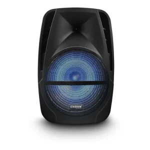 BAFLE PORTATIL CROWN, POTENCIA 20000W, BLUETOOTH, USB,LED,CMA15BT