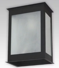 FAROL 3 CARAS, NEGRO, C VIDRIO SAT M, D10*NMC