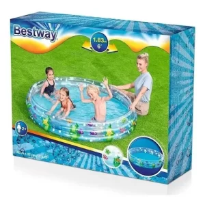 PILETA BESTWAY,MOTIVO MAR,3 AROS,1,83*0,33,BW51005