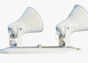 SPOT CONO,  2 LUCES,  BLANCO, 3022BL