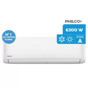 AIRE ACONDICIONADO  PHILCO, SPLIT 6300W FC,5400 FRIGORIAS, PHS60HA4CN