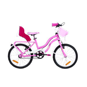 BICI ENRIQUE, ROD 16,STARS DAMA C/PORTAPAQUETE Y CANASTO,130602, ROSA