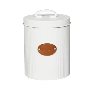 LATA GALLETITAS CAROL, 17X13, BCA, C/ CUERO, 6574