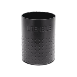 LATA PORTA UTENSILLOS CAROL15X11CM,TAPA BAMBU,7124