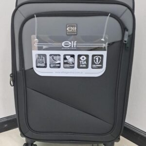 VALIJA ELF, 20" NEGRO C/GRIS, 13425/20N