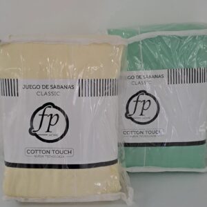 SABANA FP, CLASIC KING SIZE, VERDE O AMARILLA (180 HILOS)
