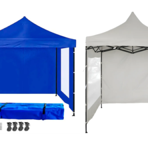 GAZEBO DAIHATSU 3X3 CON PARED LATERAL,BLANCO O AZUL, ML-GAZO1/A