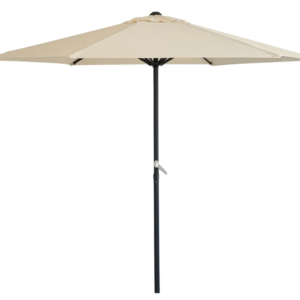 SOMBRILLA 2,50 MTS, BEIGE CON MANIVELA, PCA0702BE