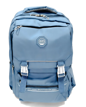 MOCHILA AZTECA URBANA, AZUL, 20x45x30 CM, ML-MOCH14A