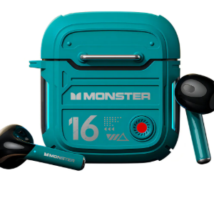 AURICULARES MONSTER, TWS EARBUD, VERDE, XKT16