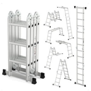 ESCALERA ALUMINIO, ARTICULADA 4X4, 4,7 MT, KLD1756
