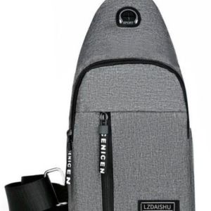 MOCHILA BANDOLERA URBANA, GRIS, ML-MOCH28G