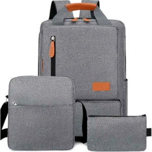 MOCHILA URBANA, SET X3, GRIS, ML-MOCH26G