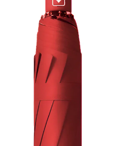 PARAGUAS AUTOMATICO, C/LUZ, ROJO, 90CM,ML-PAR4RD