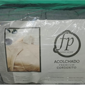 ACOLCHADO FP, EDREDON CORDERITO 2 1/2 PLAZA